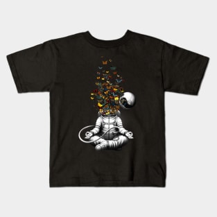 Release - Meditation Butterfly Collage Kids T-Shirt